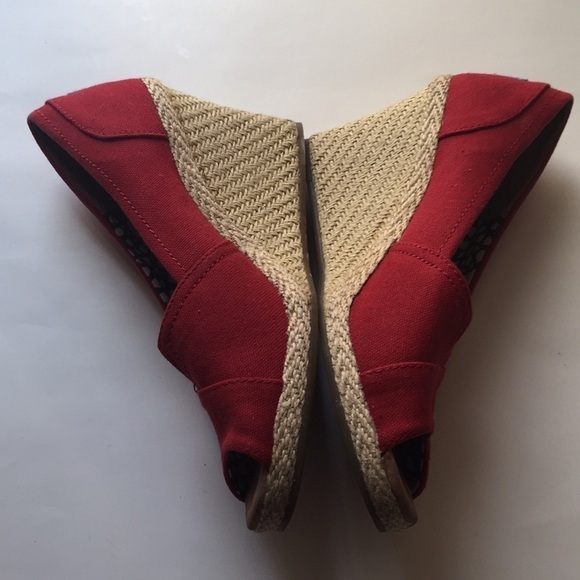 Toms Calypso Canvas Wedge - Picture 3 of 7